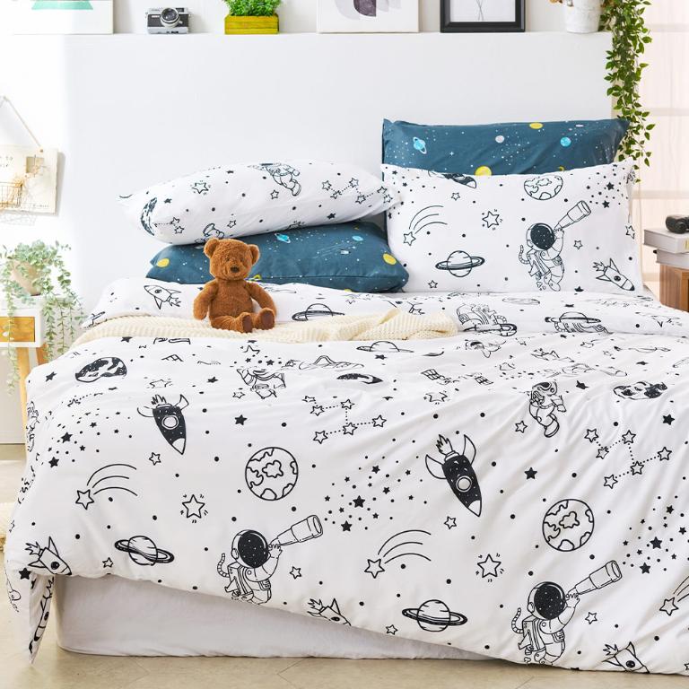 【DUYAN 竹漾】 舒柔棉 涼被/ 星旅太空