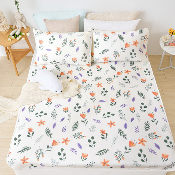 【DUYAN 竹漾】Cool-Fi 瞬間涼感6D冰涼墊/單人/雙人/加大/森之花卉