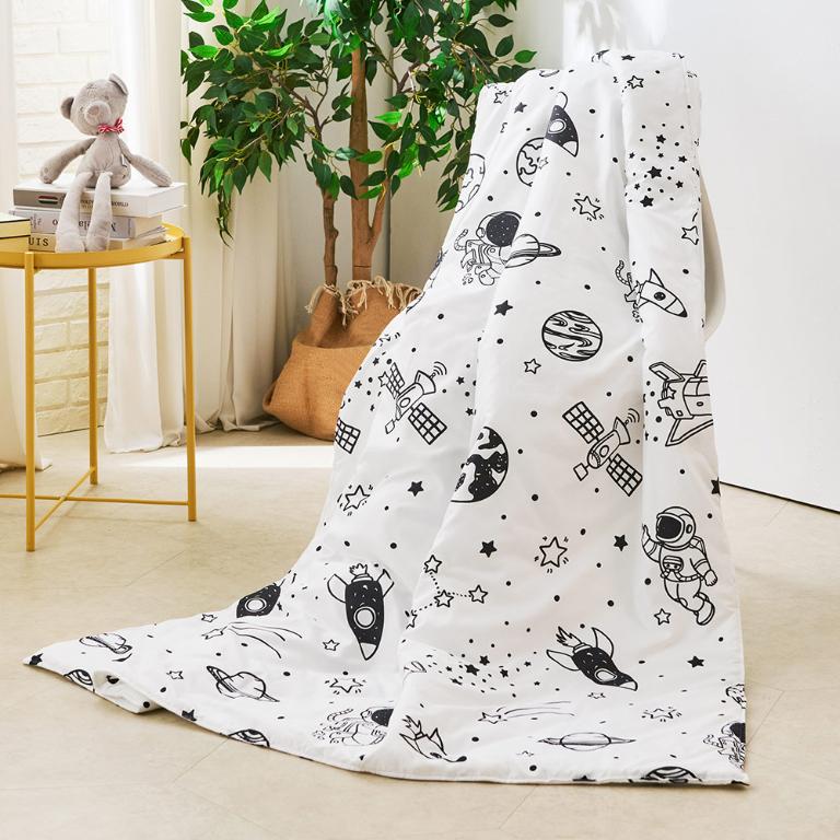 【DUYAN 竹漾】 舒柔棉 涼被/ 星旅太空