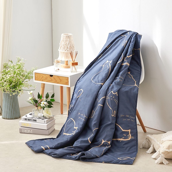 【DUYAN 竹漾】 舒柔棉 涼被/ 萌喵夢遊