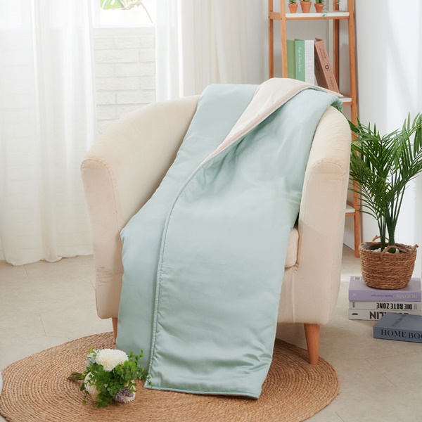 【DUYAN 竹漾】Cool-Fi 60支萊賽爾天絲涼被-燕麥奶綠 台灣製