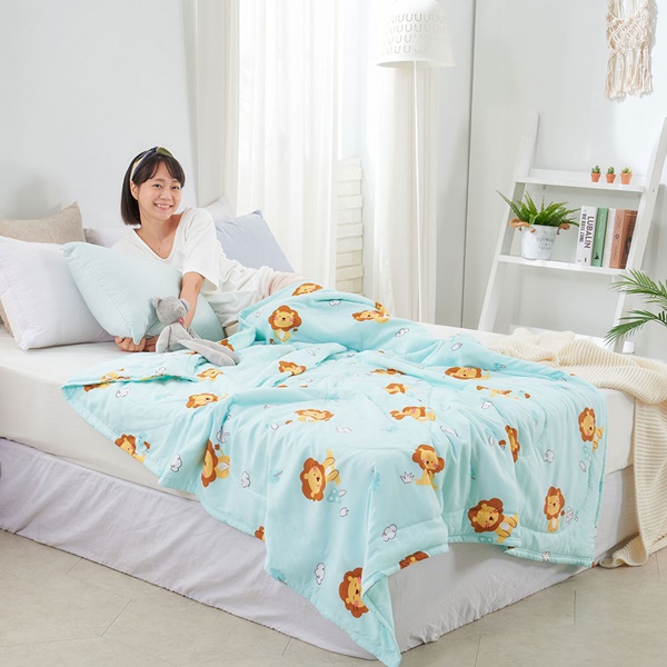 【DUYAN 竹漾】Cool-Fi 空氣涼感被/雷歐小獅 台灣製