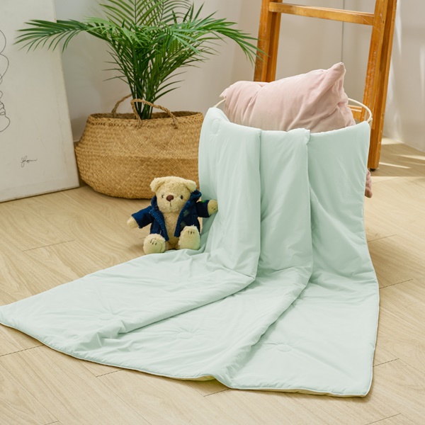 【DUYAN 竹漾】Cool-Fi 極涼 膠原蛋白抗菌兒童涼被/澤綠沁檸