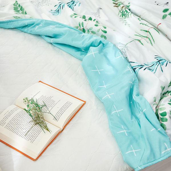 【DUYAN 竹漾】 舒柔棉 涼被/ 漢普斯花園