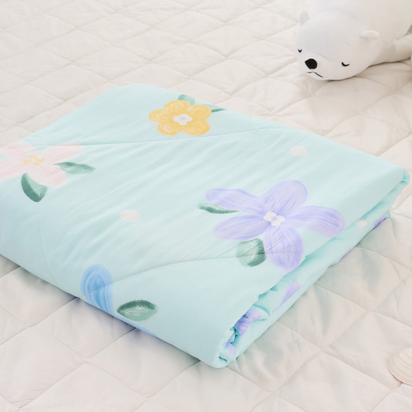 【DUYAN 竹漾】Cool-Fi 空氣涼感被/青花綠意 台灣製