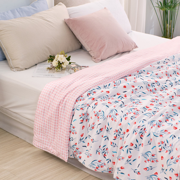 【DUYAN 竹漾】 舒柔棉 涼被/ 沁心花漾