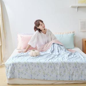 【DUYAN 竹漾】Cool-Fi 極涼 膠原蛋白抗菌涼被/藍果藏兔