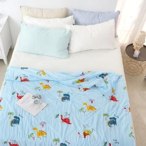 【DUYAN 竹漾】Cool-Fi 空氣涼感被/恐龍派對 台灣製