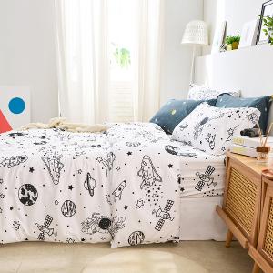 【DUYAN 竹漾】 舒柔棉 涼被/ 星旅太空