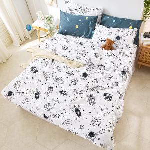 【DUYAN 竹漾】 舒柔棉 涼被/ 星旅太空