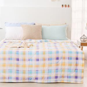 【DUYAN 竹漾】Cool-Fi 空氣涼感被/清格晨間 台灣製