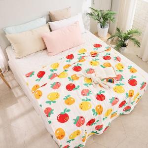 【DUYAN 竹漾】Cool-Fi 空氣涼感被/金黃果子 台灣製