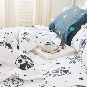 【DUYAN 竹漾】 舒柔棉 涼被/ 星旅太空