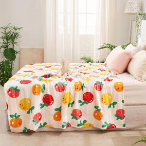 【DUYAN 竹漾】Cool-Fi 空氣涼感被/金黃果子 台灣製