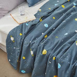 【DUYAN 竹漾】 舒柔棉 涼被/ 小小星球