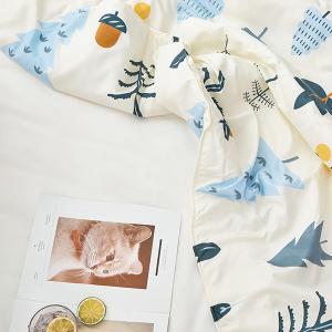 【DUYAN 竹漾】 舒柔棉 涼被/ 栗松秘境