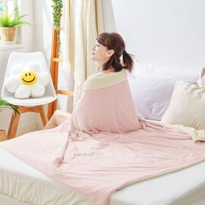 【DUYAN 竹漾】Cool-Fi 極涼 膠原蛋白抗菌涼被/粉荔沁檸