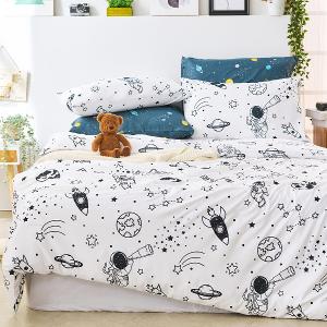 【DUYAN 竹漾】 舒柔棉 涼被/ 星旅太空