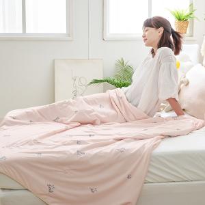 【DUYAN 竹漾】Cool-Fi 極涼 膠原蛋白抗菌涼被/杏桃茸兔