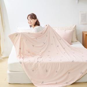 【DUYAN 竹漾】Cool-Fi 極涼 膠原蛋白抗菌涼被/杏桃茸兔