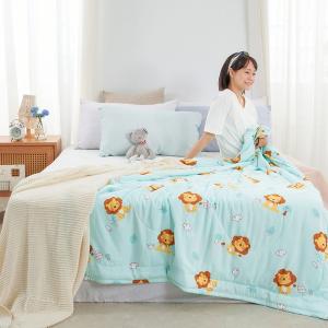 【DUYAN 竹漾】Cool-Fi 空氣涼感被/雷歐小獅 台灣製