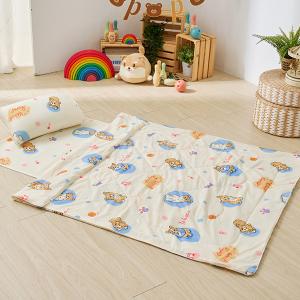 【DUYAN 竹漾】Cool-Fi Huggy 冰絲涼感兒童涼被/柯基戲水 台灣製