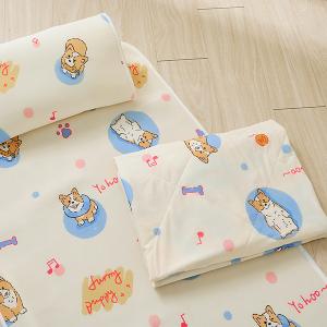 【DUYAN 竹漾】Cool-Fi Huggy 冰絲涼感兒童涼被/柯基戲水 台灣製