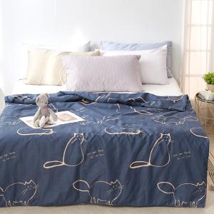 【DUYAN 竹漾】 舒柔棉 涼被/ 萌喵夢遊