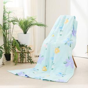 【DUYAN 竹漾】Cool-Fi 空氣涼感被/青花綠意 台灣製