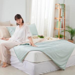 【DUYAN 竹漾】Cool-Fi 60支萊賽爾天絲涼被-燕麥奶綠 台灣製
