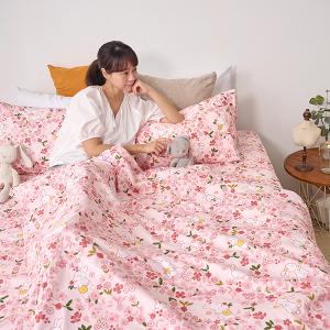 【DUYAN 竹漾】 舒柔棉 涼被/ 兔比花園