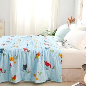 【DUYAN 竹漾】Cool-Fi 空氣涼感被/恐龍派對 台灣製