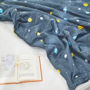 【DUYAN 竹漾】 舒柔棉 涼被/ 小小星球