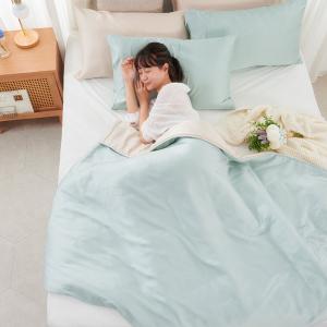 【DUYAN 竹漾】Cool-Fi 60支萊賽爾天絲涼被-燕麥奶綠 台灣製