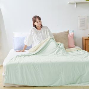 【DUYAN 竹漾】Cool-Fi 極涼 膠原蛋白抗菌涼被/澤綠沁檸