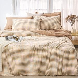 【DUYAN 竹漾】床包枕套組-單人 / 舒柔棉二件式 / 焦糖奶茶 台灣製