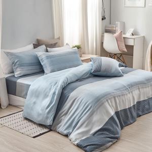 【DUYAN 竹漾】40支100%天絲雙人床包被套四件組 / 帕里斯 台灣製