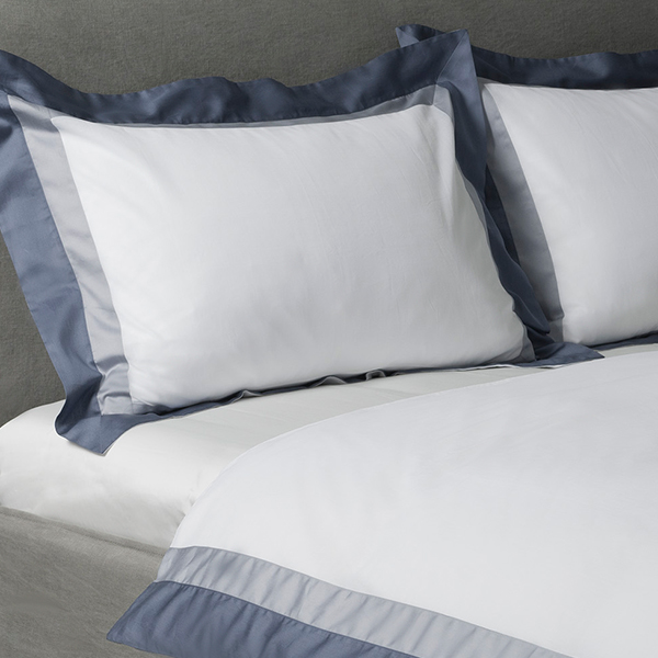 【寬庭】義大利GIZA華爾天使紗 簡約寢飾四件式｜天方之際 白