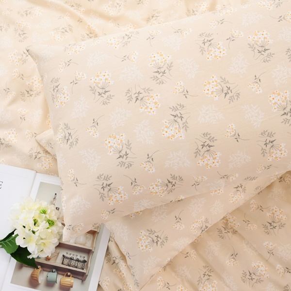 【DUYAN 竹漾】奧地利天絲雙人加大床包涼被四件組 / 心願繡花 台灣製