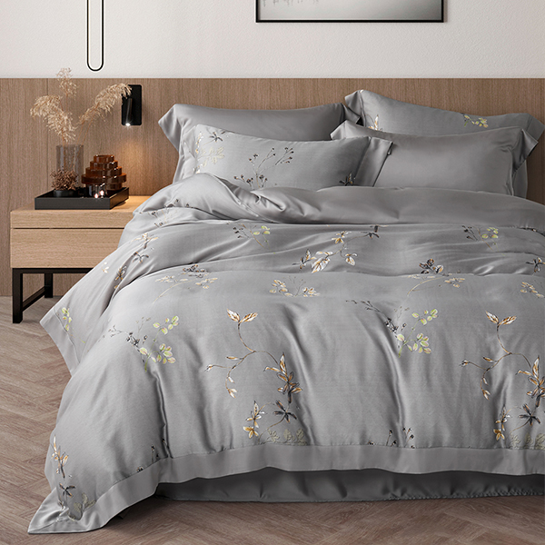 【DUYAN 竹漾】60支萊賽爾天絲雙人加大四件式鋪棉兩用被床包組 / 夢的解析 台灣製