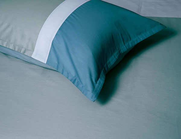 【寬庭】義大利進口棉 簡約寢飾四件式｜艾格尼 翡翠綠