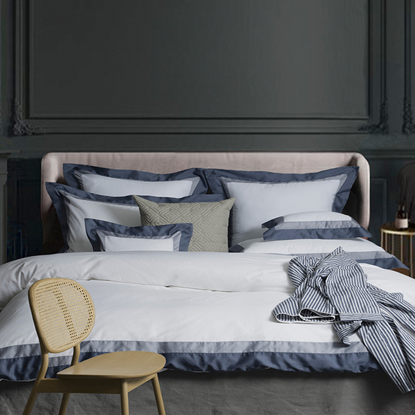 【寬庭】義大利GIZA華爾天使紗 簡約寢飾四件式｜天方之際 白