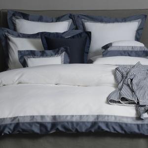 【寬庭】義大利GIZA華爾天使紗 簡約寢飾四件式｜天方之際 白