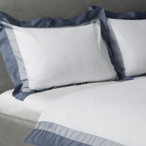 【寬庭】義大利GIZA華爾天使紗 簡約寢飾四件式｜天方之際 白