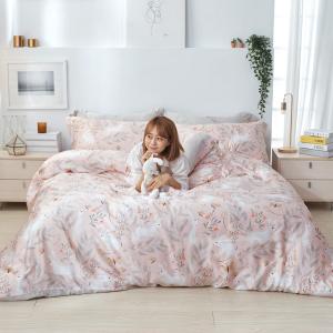 【DUYAN 竹漾】40支100%天絲雙人床包被套四件組  / 瑞比蝶夢 台灣製