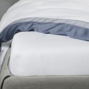 【寬庭】義大利GIZA華爾天使紗 簡約寢飾四件式｜天方之際 白