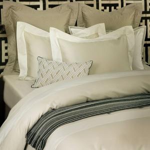 【寬庭】義大利進口棉 簡約寢飾四件式   | 柏西 淺卡其