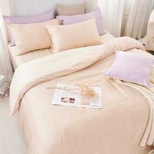 【DUYAN 竹漾】60支萊賽爾天絲雙人床包被套四件組 / 焙香歐蕾 台灣製