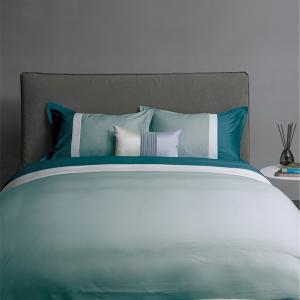 【寬庭】義大利進口棉 簡約寢飾四件式｜艾格尼 翡翠綠