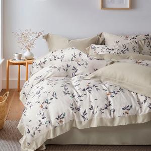 【DUYAN 竹漾】60支萊賽爾天絲雙人床包被套四件組 / 陌上秋思 台灣製